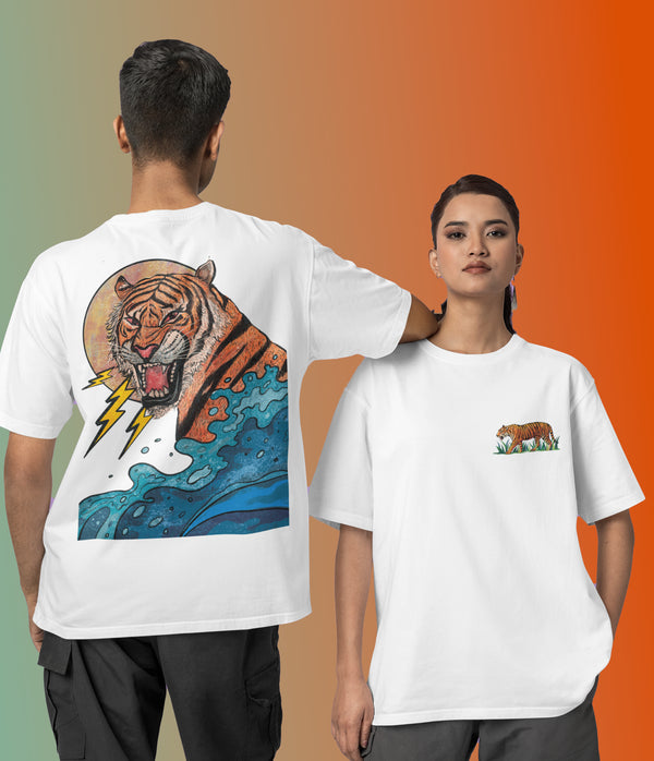 Beast Printed T-Shirt - White